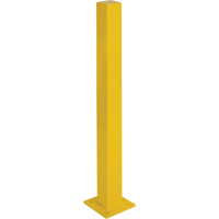 KLETON KD126 Heavy-Duty Bollards, Steel, 48" H x 4" W, Yellow