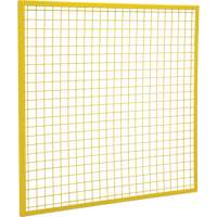 KLETON KD130 Composantes pour partitions & cloisons grillag&eacute;es - Panneaux, 4' h x 4' la, Jaune