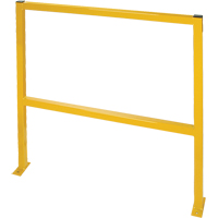 Perimeter Guards - Tubular Style, 96" W x 49-1/2" H, Yellow KD134 | TENAQUIP