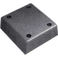 LB410-18SF Steel Faced Laminated Dock Bumper Black Steel Horizontal Mount 18/” Width x 10/” Height