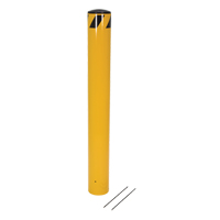 Vestil BOLPP-36-5.5 Pour-In-Place Bollards, Steel, 36-1/2" H x 5-9/16" W, Yellow