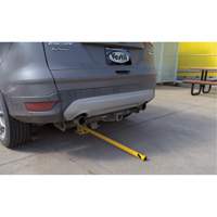 Vestil BOL-FD-36-Y Butoirs repliables, Acier, 42" h x 1-3/4" la, Jaune