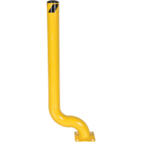 Vestil OBOL-53-4.5 Borne d&eacute;sax&eacute;e, Acier, 54" h x 4-1/2" la, Jaune