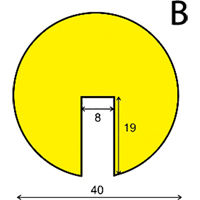 Knuffi 60-6710 Syst&egrave;mes polyvalents d'avertissement & de protection Soft Edge, Longueur 5 m