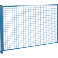 Perimeter Guards - Mesh Style, 4' H x 8' W, Blue KH948 | TENAQUIP