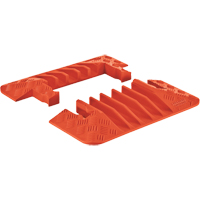 Checkers Industrial Products GDEC5X125-O Guard Dog&reg; 5-Channel Heavy Duty Cable Protector - End Caps