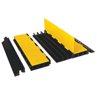 Checkers Industrial Products YJ3-225-AMS-Y/B Ensemble de protection de c&acirc;bles Yellow Jacket, 3 canaux, 36" lo x 18,5" la x 3" h