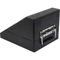 KLETON KI252 Cale de roue, 10-5/8" x 8-5/8 x 7", Noir