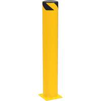 Vestil BOL-42-6.5 Safety Pipe Bollard, Steel, 42" H x 6-5/8" W, Yellow
