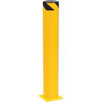 Safety Pipe Bollard, Steel, 42" H x 6-5/8" W, Yellow  KI261 | TENAQUIP