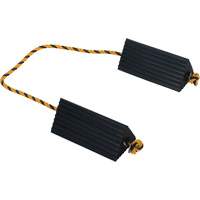 Vestil AC-13 Cale de roue d'avion de transporteur a&eacute;rien, 5" x 10" x 4-1/2", Noir