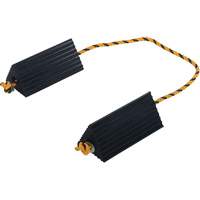 Vestil AC-13 Cale de roue d'avion de transporteur a&eacute;rien, 5" x 10" x 4-1/2", Noir