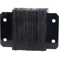 KLETON KI322 Butoirs de quai lamell&eacute;s, Horizontal, Caoutchouc, 12" la x 4" p x 10" h