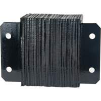 KLETON KI323 Butoirs de quai lamell&eacute;s, Horizontal, Caoutchouc, 12" la x 6" p x 10" h