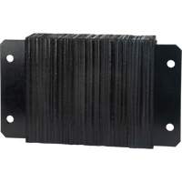 KLETON KI324 Butoirs de quai lamell&eacute;s, Horizontal, Caoutchouc, 18" la x 4" p x 12" h