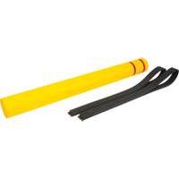 KLETON KI327 Capuchon en poly&eacute;thyl&egrave;ne pour borne de protection, 4-1/2" dia. x 52" l, Rouge/Jaune