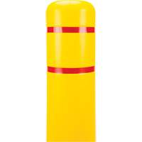 KLETON KI330 Capuchon en poly&eacute;thyl&egrave;ne pour borne de protection, 6-5/8" dia. x 60" l, Rouge/Jaune