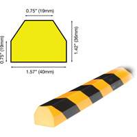 Knuffi 60-6830 Butoir de protection de surface mod&egrave;le CC 5M, Longueur 2'
