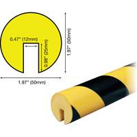 Knuffi 60-6889 B+ Profile 1M Edge Protection Bumper Guard, 3.25' (0.99 m) Long