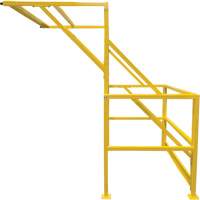 KLETON KI404 Barri&egrave;re de s&eacute;curit&eacute; pour mezzanine, 70" lo x 77" ha, 78" &eacute;lev&eacute;e, Jaune