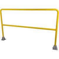 KLETON KI408 Garde-corps pour barri&egrave;re de s&eacute;curit&eacute;, Acier, 72" lo x 42" h, Jaune