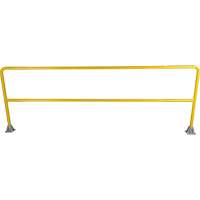KLETON KI410 Garde-corps pour barri&egrave;re de s&eacute;curit&eacute;, Acier, 120" lo x 42" h, Jaune