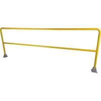KLETON KI410 Garde-corps pour barri&egrave;re de s&eacute;curit&eacute;, Acier, 120" lo x 42" h, Jaune
