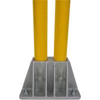 KLETON KI415 Garde-corps pour barri&egrave;re de s&eacute;curit&eacute;, Acier, 60" lo x 42" h, Jaune