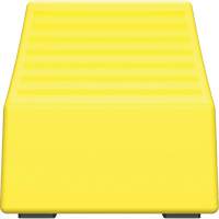Checkers Industrial Products MC4011 Checkers Safety Heavy-Duty Ultra Class Mining Wheel Chock, HDPE, Yellow, 14-1/2" W x 17-1/2" D x 16" H