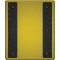 Checkers Industrial Products MC4011-NB Cale de roue ultra-robuste pour l'exploitation mini&egrave;re Checkers Safety sans support, PEHD, Jaune, 14-1/2" la x 17-1/2" p x 16" h