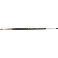  KP123 Round Artist Brush, Natural Bristles, Wood Handle, #2 Width