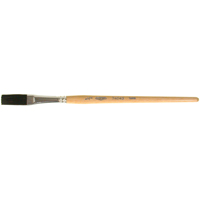 Osborn 0007404300 One Stroke Paint Brush, 1/2" Brush Width, Ox Hair, Wood Handle