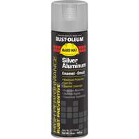Rust-Oleum V2115838 V2100 System Enamel Spray Paint, Silver Aluminum, Gloss, 14 oz., Aerosol Can