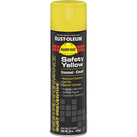 Rust-Oleum V2143838 Peinture-&eacute;mail en a&eacute;rosol syst&egrave;me V2100, Jaune s&eacute;curit&eacute; OSHA, Brillant, 15 oz, Canette a&eacute;rosol