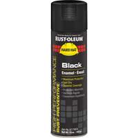 Rust-Oleum V2179838 V2100 System Enamel Spray Paint, Black, Gloss, 15 oz., Aerosol Can