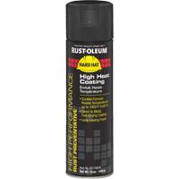 Rust-Oleum V2176838 High Heat Spray Paint, Black, Flat, 15 oz., Aerosol Can