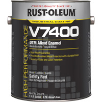 Rust-Oleum 245478 Peinture d&eacute;mail DMT alkyde V7400 System 340 &agrave; haut rendement, Rouge s&eacute;curit&eacute;, Tr&egrave;s brillant, Gallon