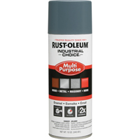 Rust-Oleum 202214 Industrial Choice&reg; 1600 System Multi-Purpose Enamel Spray Paint, Machine Grey, Gloss, 12 oz., Aerosol Can