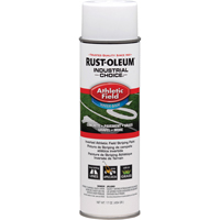 Rust-Oleum 206043 Industrial Choice&reg; AF1600 Athletic Field Striping Paint, White, 17 oz., Aerosol Can