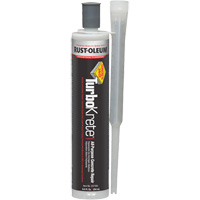 Rust-Oleum 257395 Produit de r&eacute;paration tout usage &agrave; l'&eacute;poxy TurboKrete, Cartouche/Tube, Gris