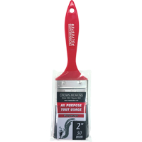 Crown-Meakins AP020320 All-Purpose Paint Brush, Polyester, Plastic Handle, 2" Width