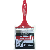 Crown-Meakins AP020340 Pinceau en polyester tout usage, Polyester, Manche Plastique, Largeur de 4"