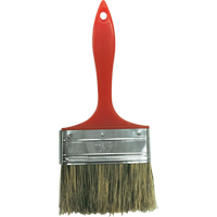 Industrial Grey Bristle Paint Brush, Bristle, Plastic Handle, 4" Width  KP530 | TENAQUIP