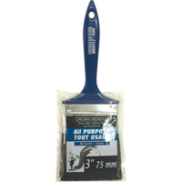 Crown-Meakins AP015230 All-Purpose Paint Brush, Bristle, Plastic Handle, 3" Width