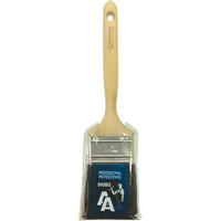 Crown-Meakins 017925W Straight Sash Paint Brush, Bristle, Wood Handle, 2-1/2" Width