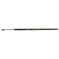 Felton Brushes 10913 Black Pointed Bristle Artist Brush, 2.1 mm Brush Width, Camel Hair, Wood Handle