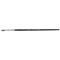 Black Pointed Bristle Artist Brush, 2.1 mm Brush Width, Camel Hair, Wood Handle  KP599 | TENAQUIP
