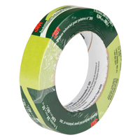 3M 205-24X55 Painter's Masking Tape 205, 24 mm (1") x 55 m (180'), Green