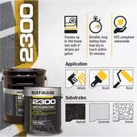 Rust-Oleum 2348300 2300 System Traffic Zone Striping Paint, Yellow, 5 gal., Gallon