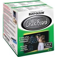 Rust-Oleum N1913504 Chalk Board Paint, 877 ml, Can, Black